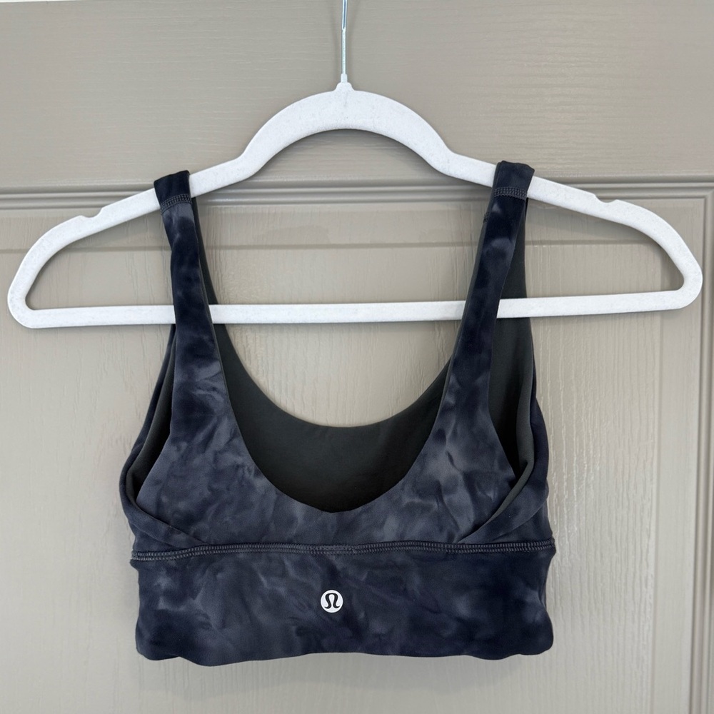 lululemon athletica Tie-Dye Black Sports Bra